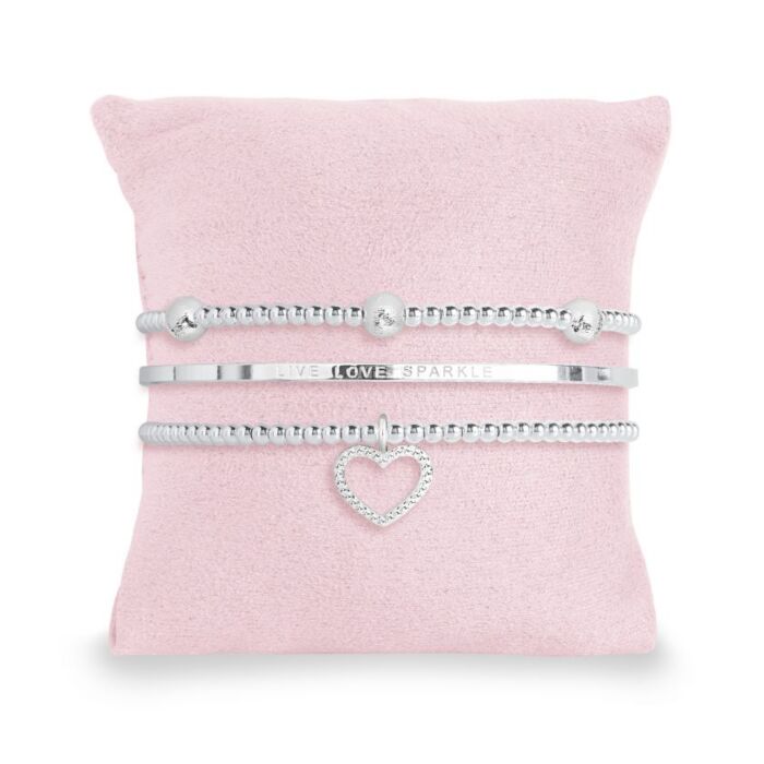Joma Jewellery - Live Love Sparkle Bracelet-7
